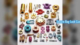 Secure Bag Lock CNC Zinc Alloy Custom Hardware